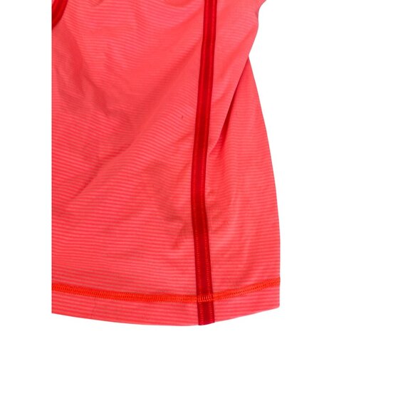 LULULEMON Orange Seamed Workout Tank Top Size US 4 - Picture 4 of 7